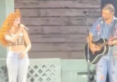 Noah Kahan Brings Chappell Roan on Stage for California Performance