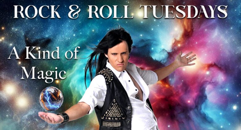 Rocky Kramer’s Rock & Roll Tuesdays Presents  “A Kind of Magic” On Tuesday, August 18th, 2026 7 PM PT on Twitch