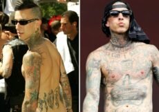 30 Photos of Travis Barkers Tattoo Transformation Over the Years