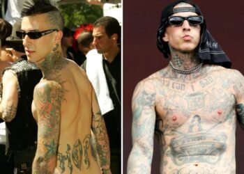 30 Photos of Travis Barkers Tattoo Transformation Over the Years