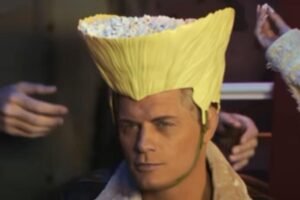 The Street Fighter Popcorn Bucket is Guiles Hair