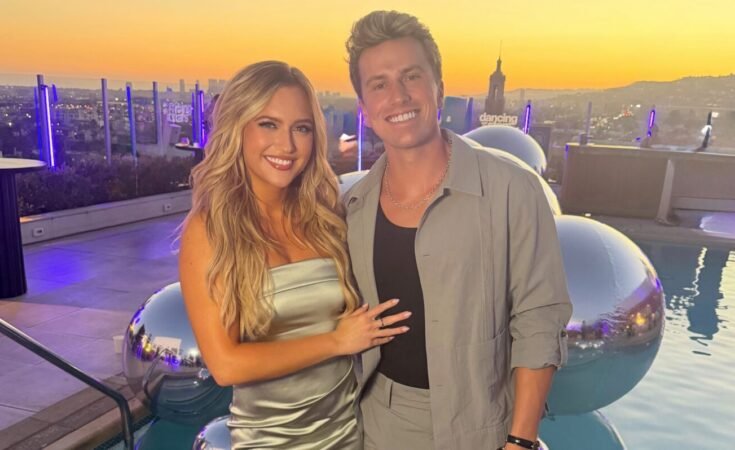 DWTS Premiere: Maggie Sajak Supports Boyfriend Jackson Olson in the Ballroom