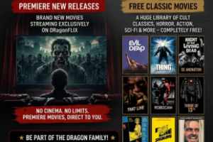 DRagonSTUDIOS Announces October Launch of New Streaming Platform DRagonFLIX and Issues Global Casting Call for Creative Volunteers | HNN