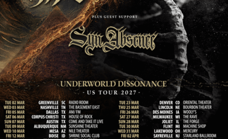 Nile and Coroner Announce Co-Headlining Spring 2027 US Tour